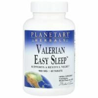 Planetary Herbals, Valerian Easy Sleep ™, 60 таблеток
