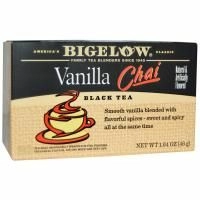 Bigelow, Ванильный Чай со специями, 20 чайных пакетиков, 1,64 унции (46 г)