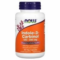 Индол-3-Карбинол NOW Indole-3-Carbinol, 200 мг, 60 капсул в растительной оболочке
