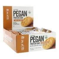 Julian Bakery, Белковый батончик Pegan, семенной белок, пряное имбирное печенье, 12 баточников, по 64,7 г каждый