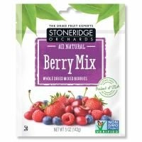 Stoneridge Orchards, Ягодная смесь, цельные высушенный смешанные ягоды, 5 унций (142 г)