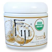Organic Fiji, Сахарный скраб, ананас и кокос, 20 унций (566 г)