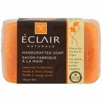 Eclair Naturals, Мыло ручной работы, ваниль и сладкий апельсин, 170 г (6 унций)