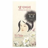 Doori Cosmetics, Daeng Gi Meo Ri, краска для волос с лекарственными травами, оттенок черный, 1 набор