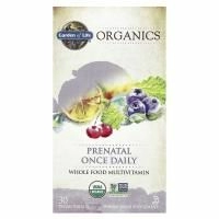 Garden of Life, MyKind Organics, пренатальные мультивитамины, одна таблетка в день, 30 веганских таблеток