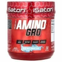 Isatori, Amino-Gro, снежный шишка из голубой малины, 300 г (10,6 унции)