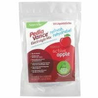 Nature's One, PediaVance, Смесь электролитов, активное яблоко, 10 жидких палочек по 0,34 жидкой унции (10 мл) каждая