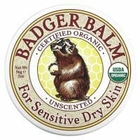Badger Company, Бальзам Badger, для сухой и чувствительной кожи, без запаха, 2 унции (56 г)