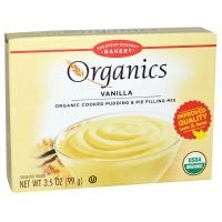 European Gourmet Bakery, Organics, Смесь для пудинга и начинки пирога, ваниль, 99 г