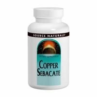 Source Naturals, Медный себацинат, 22 мг, 120 таблеток
