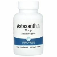 Lake Avenue Nutrition, астаксантин, 10 мг, 120 вегетарианских капсул