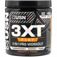 USN, 3XT- Pump, 3-In-1 Pre-Workout, Pineapple-Mango, 6.56 oz (186 g)