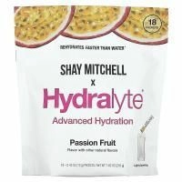 Hydralyte, Shay Mitchell, улучшенное увлажнение, маракуйя, 18 пакетиков по 12 г (0,42 унции)