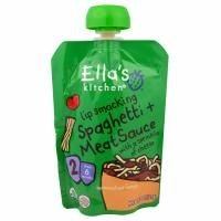 Ella's Kitchen, Spaghetti + Meat Sauce with a sprinkle of cheese, Stage 2, 7 months +, 4.5 oz