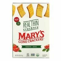 Mary's Gone Crackers, Real Thin Crackers, Tomato & Basil, 5 oz (142 g)