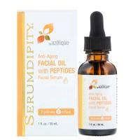 Azelique, Serumdipity, Антивозрастное масло для лица с пептидами, 1 ж. унц. (30 мл)