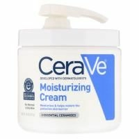 CeraVe, Увлажняющий крем с дозатором, 453 г (16 унций)