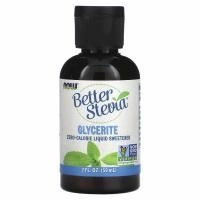 Now Foods, BetterStevia в жидкой форме, Подсластитель с нулевой калорийностью, Глицерит, 2 ж. унц.(59 мл)