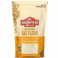 Arrowhead Mills, органическая овсяная мука, 453 г (16 унций)