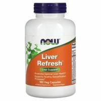 NOW Liver Refresh (для поддержания печени), 180 вегетарианских капсул
