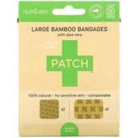 Patch, Большие бамбуковые повязки с алоэ вера, 10 шт.