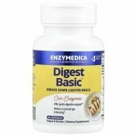 Enzymedica, Digest Basic, Формула с основными ферментами, 30 капсул