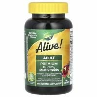 Nature's Way, Alive! жевательный мультивитамин для взрослых, фруктовый вкус, 90 жевательных мармеладок
