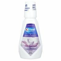 Crest, 3D White Brilliance, отбеливающий ополаскиватель для рта, без спирта, чистая мята, 500 мл (16,9 жидких унций)