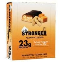 Nugo Nutrition, NuGo Stronger батончик Арахисовая гроздь 12 батончиков