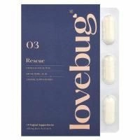 LoveBug Probiotics, Rescue, вагинальные свечи, 03, 14 вагинальных суппозиториев