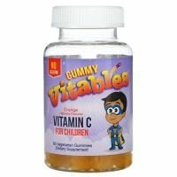 Vitables, жевательный витамин C для детей, с апельсиновым вкусом, 60 вегетарианских жевательных конфет