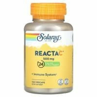 Solaray, Reacta-C, 500 мг, 120 вегетарианских капсул