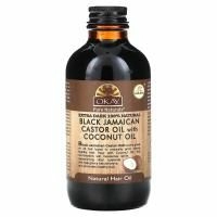 Okay Pure Naturals, Натуральное масло для волос, для темных волос, 118 мл (4 жидк. унц.)