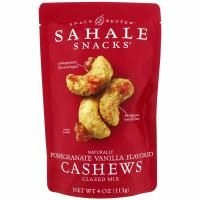 Sahale Snacks, Кешью с гранатом и ванилью, 4 унции (113 г)