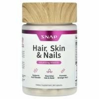 Snap Supplements, Для волос, кожи и ногтей, 60 капсул