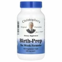 Christopher's Original Formulas, Пренатальная формула за шесть недель до родов, 425 мг, 100 капсул