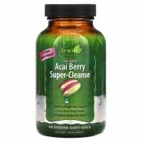 Irwin Naturals, 10-дневное супер-очищение ягод Асаи 60 гелей
