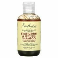 SheaMoisture, ямайское черное касторовое масло, укрепляющий и восстанавливающий шампунь, 94 мл (3,2 жидк. унции)