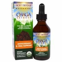 Fungi Perfecti, "Чага для защиты организма" из серии "Грибы для защиты организма", органический грибной препарат, экстракт чаги, антиоксидант и поддерживает работу ДНК, 2 жидких унции (60 мл)