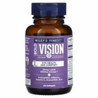 Wiley's Finest, Bold Vision, профилактическое, 550 мг, 60 мягких таблеток