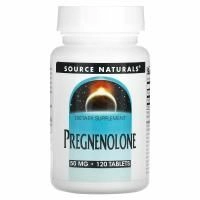 Source Naturals, Прегненолон, 50 мг, 120 таблеток