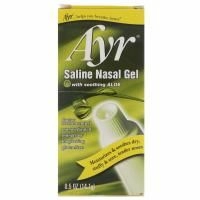 AYR, Назальный спрей с солевым раствором, С успокаивающим алоэ, 0,5 унц. (14,1 г)