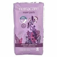 Natracare, Прокладки макси, ночные, 10 штук