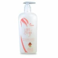 Organic Fiji, Лосьон для лица и тела с органическим кокосовым маслом, красный имбирь и облепиха, 12 унций (354 мл)