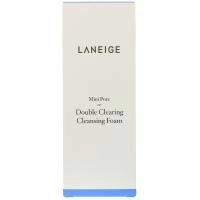 Laneige, Мини-поры, двойная осветляющая очищающая пена, 150 мл