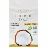 Мука из органической кокосовой муки Nutiva - 1 фунт (454 г)