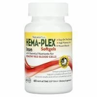 Nature's Plus Hema-Plex tablets Комплекс с Железом, 60 таблеток
