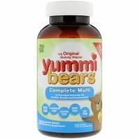 Hero Nutritional Products Вкусные мишки полный комплекс, натуральные вкусы клубники, апельсина и ананаса, 200 вкусных мишек
