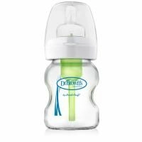 Dr. Brown's, Natural Flow, Wide-Neck, 0 + Months, 1 Glass Bottle, 5 oz (150 ml)