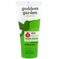 Goddess Garden, Органический продукт, для детей, натуральное солнцезащитное средство, SPF 30, 1 унция (28 г)